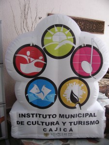 colchon inflable publicitario
