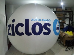 Esfera de Helio Inflable Publicitaria Ziclos