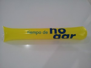 Golpeador Inflable Publicitario Tiempo de Hogar